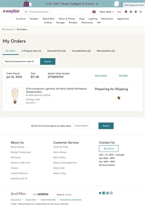 Wayfair my orders pending. Things To Know About Wayfair my orders pending. 
